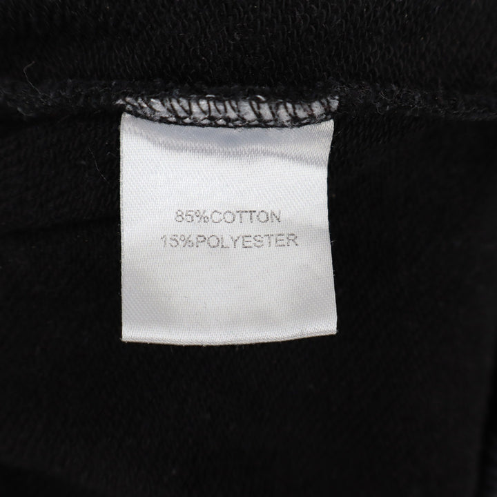 AC Womens Wide Leg Sweatpants Black Elastic Waist Cotton Blend Size S