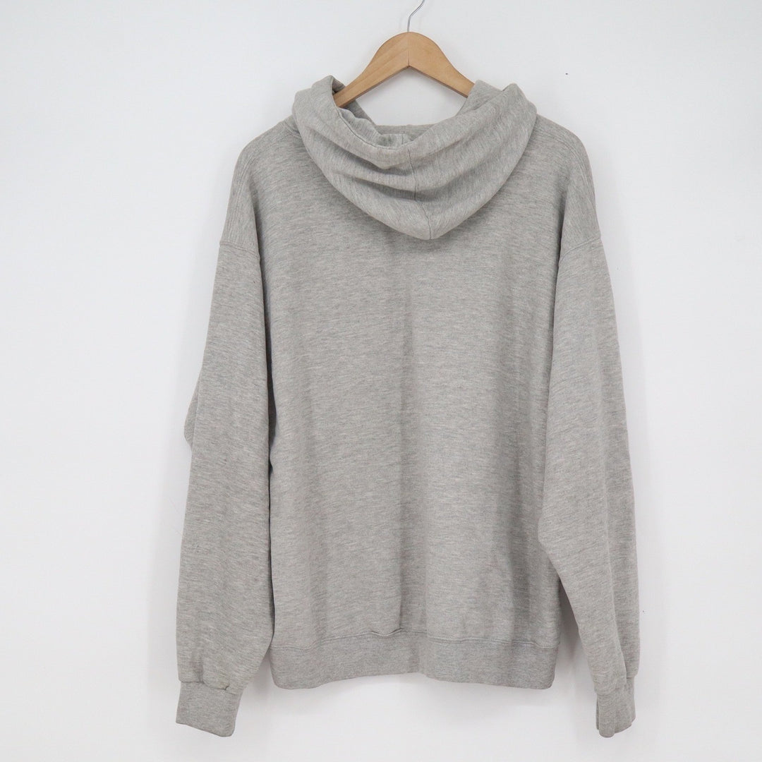 Point Sportswear New York USA Graphic Hoodie Mens Large Gray Pullover Sweatshirt
