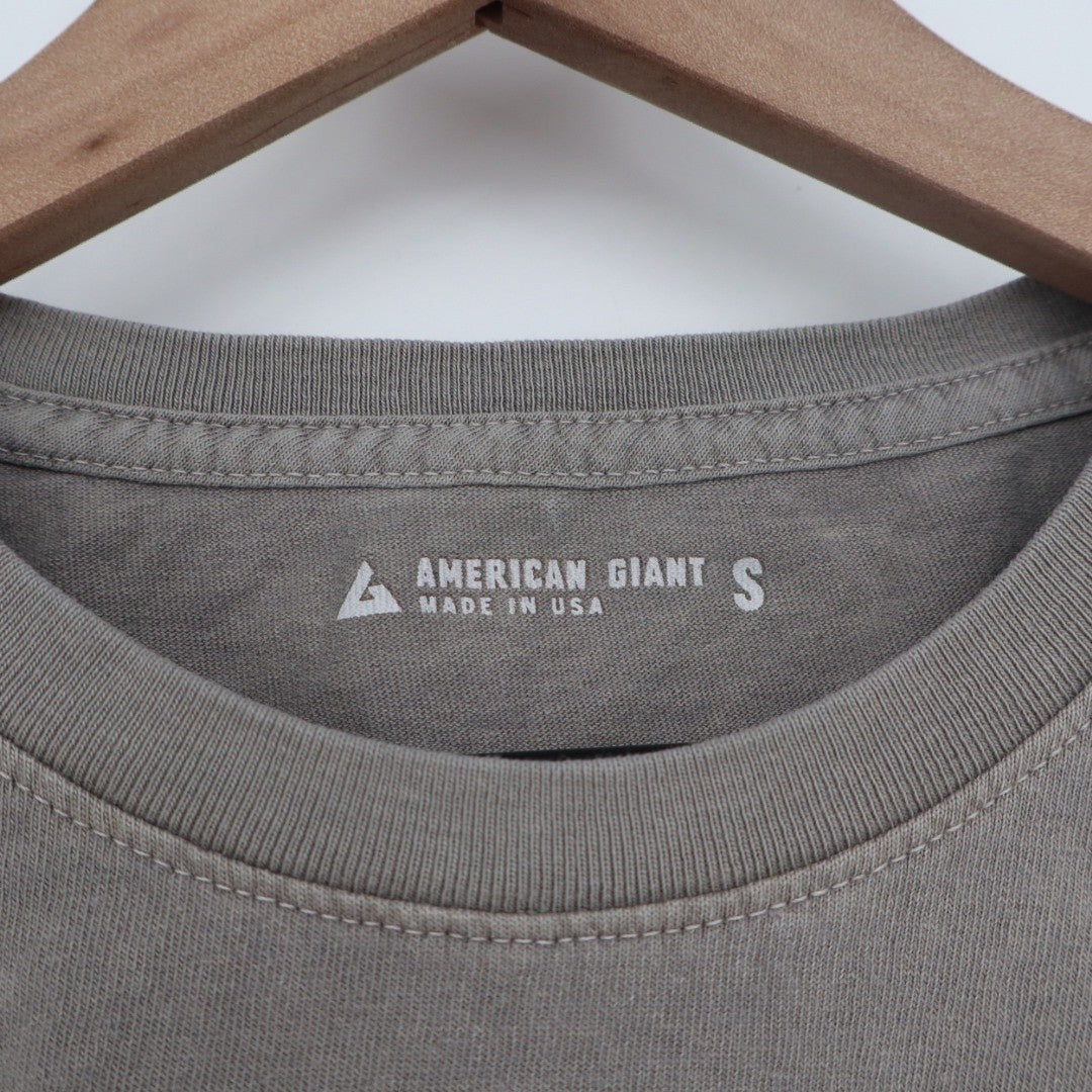American Giant Vintage Crew Neck Tee Size S Made In USA