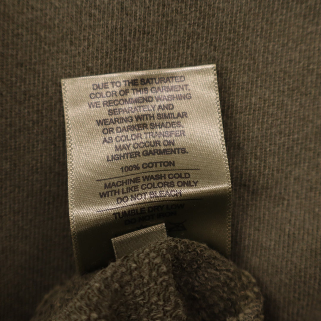American Giant Vintage Washed Relaxed French Terry T-Shirt Mens 2XL Green Fleece