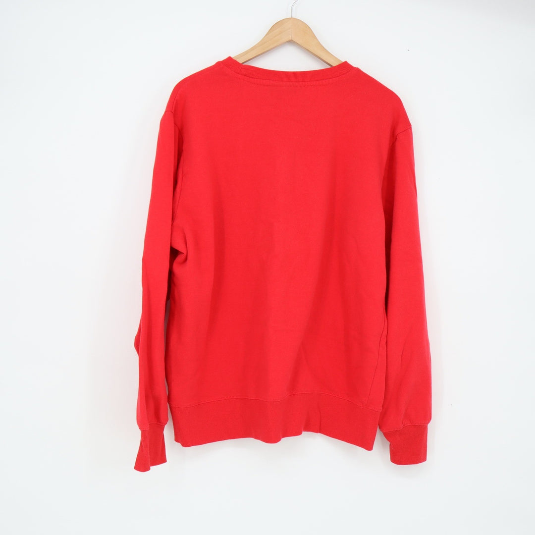 Mad Engine Sweatshirt Mens XL To Women From God Red Graphic Christmas Excellent