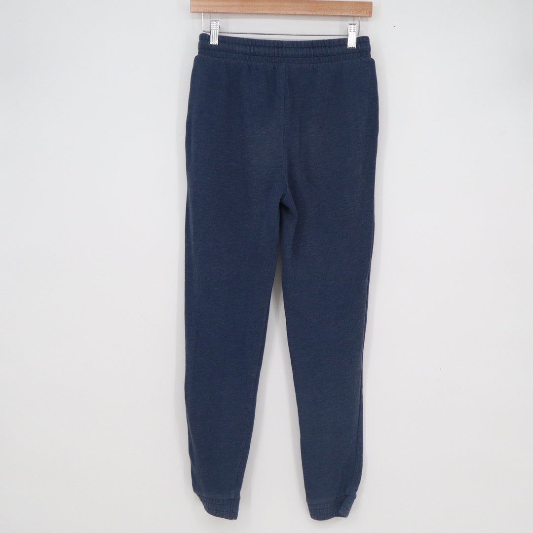 Forever 21 Mens XS Navy Blue Heather Fleece Jogger Sweatpants Drawstring 12951