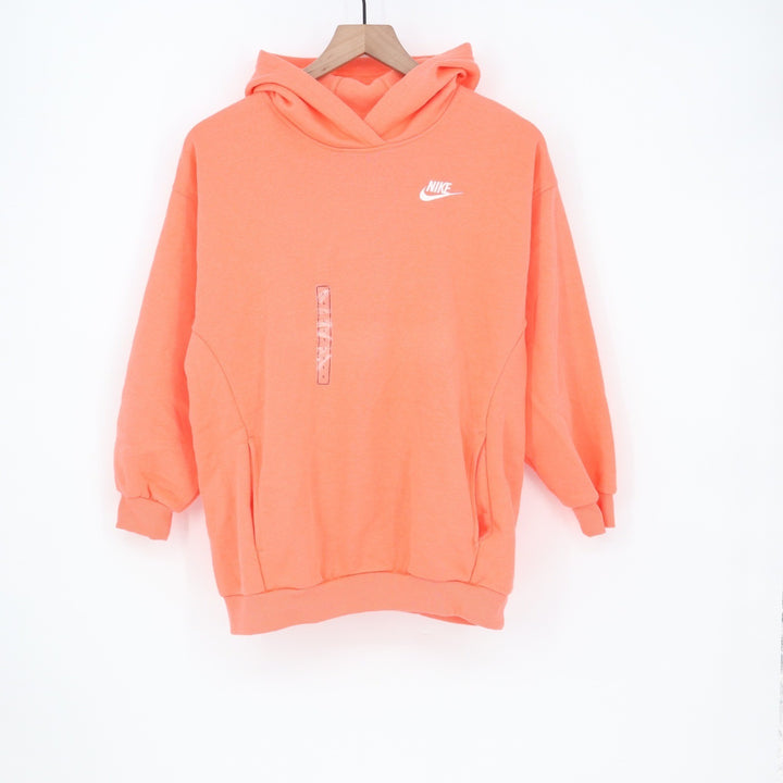 Nike Kids Sportswear Oversized Fleece Hoodie Atomic Orange Large L