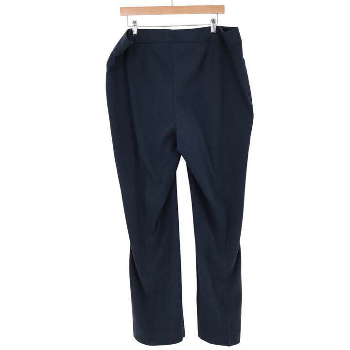 Lane Bryant Dress Pants Womens 18 Average Straight Leg Navy Blue Stretch