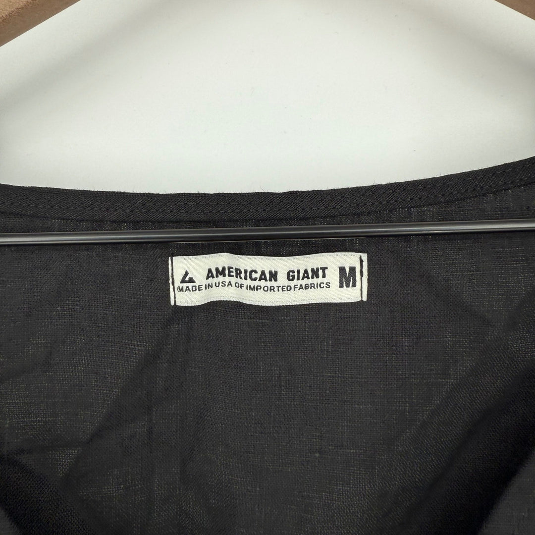 American Giant Women's Linen Tie Dress Size M