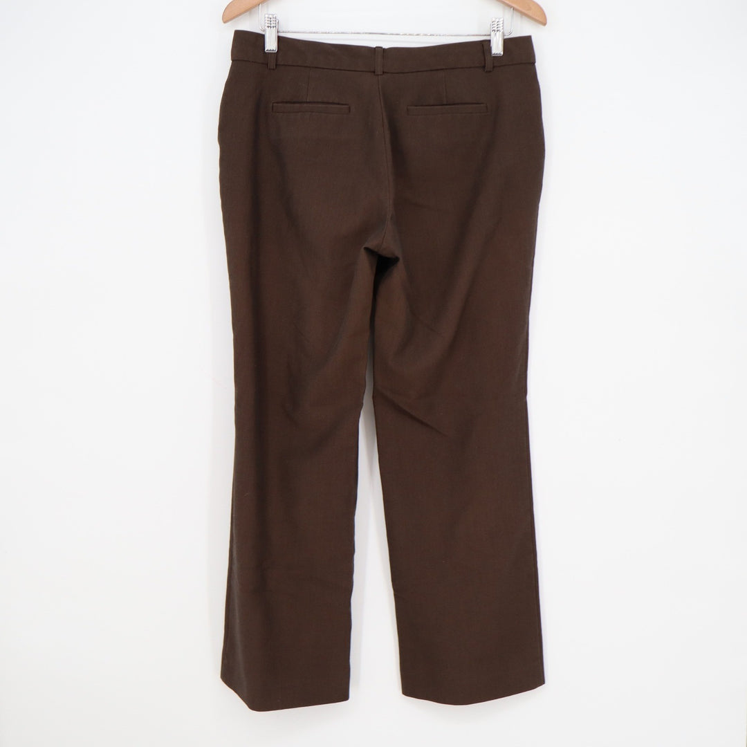 Courtney Brown Straight Leg Trousers Womens 8P Petite Career Work Pants
