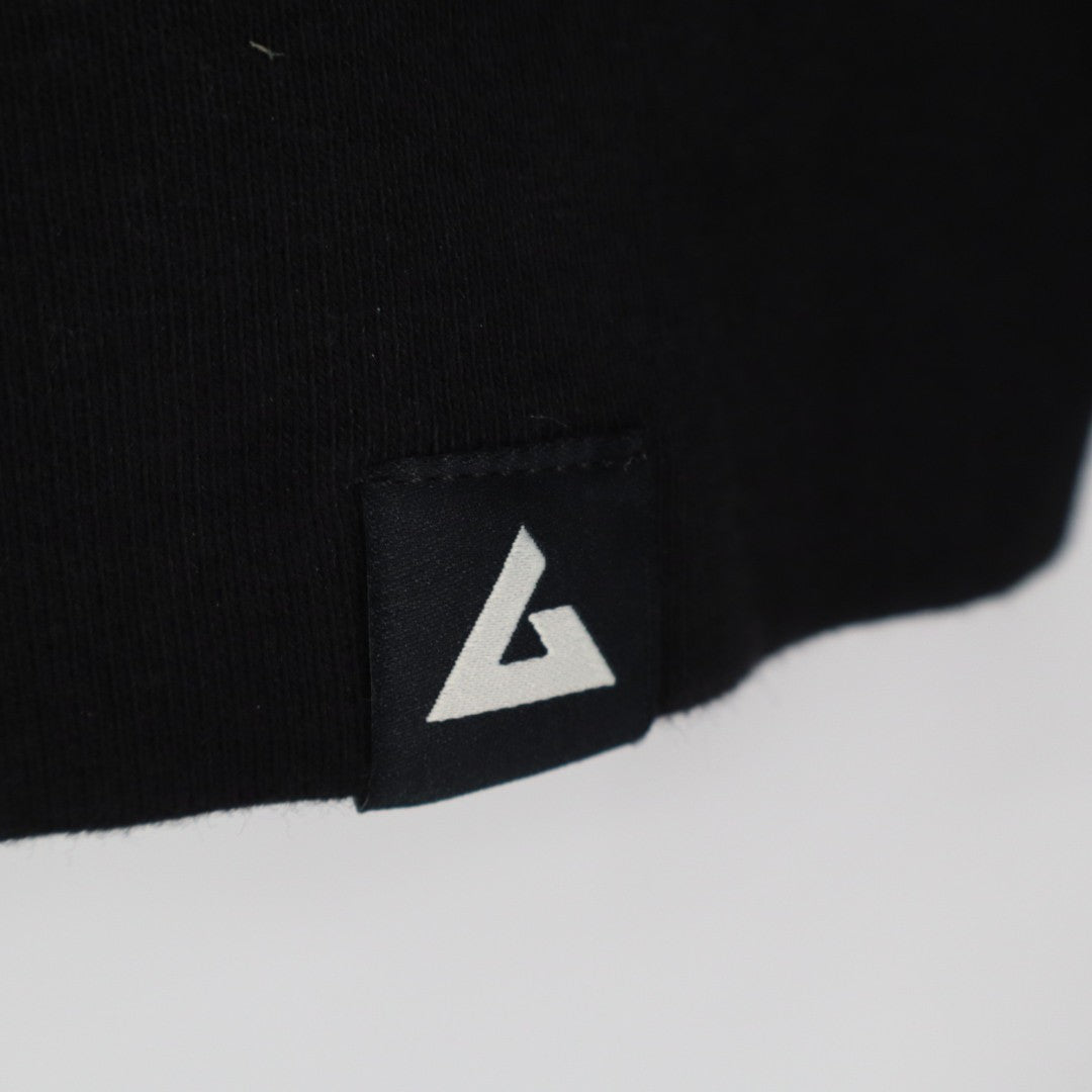 American Giant Hoodie Mens Small Black Full Zip Sherpa Lined Cotton Drawstring