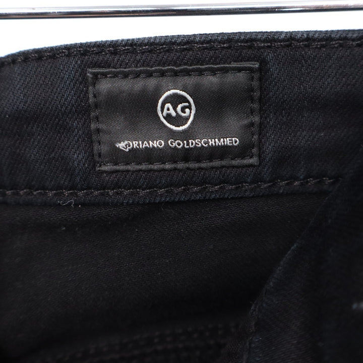AG Adriano Goldschmied Skinny Jeans Womens 25R Black Dark Wash Denim Streetwear