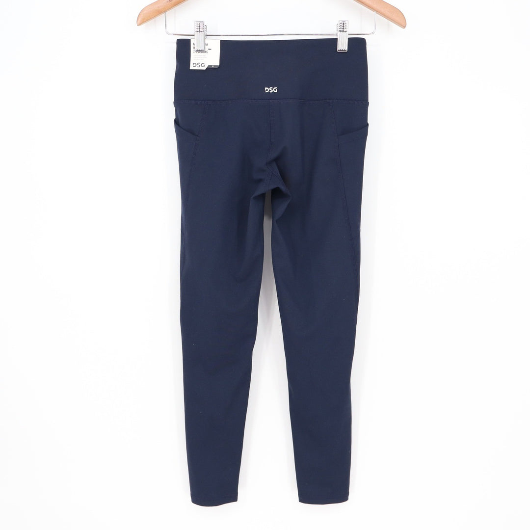 DSG Momentum 7/8 Legging Womens XS Jet Navy Blue High Rise Athletic Pockets
