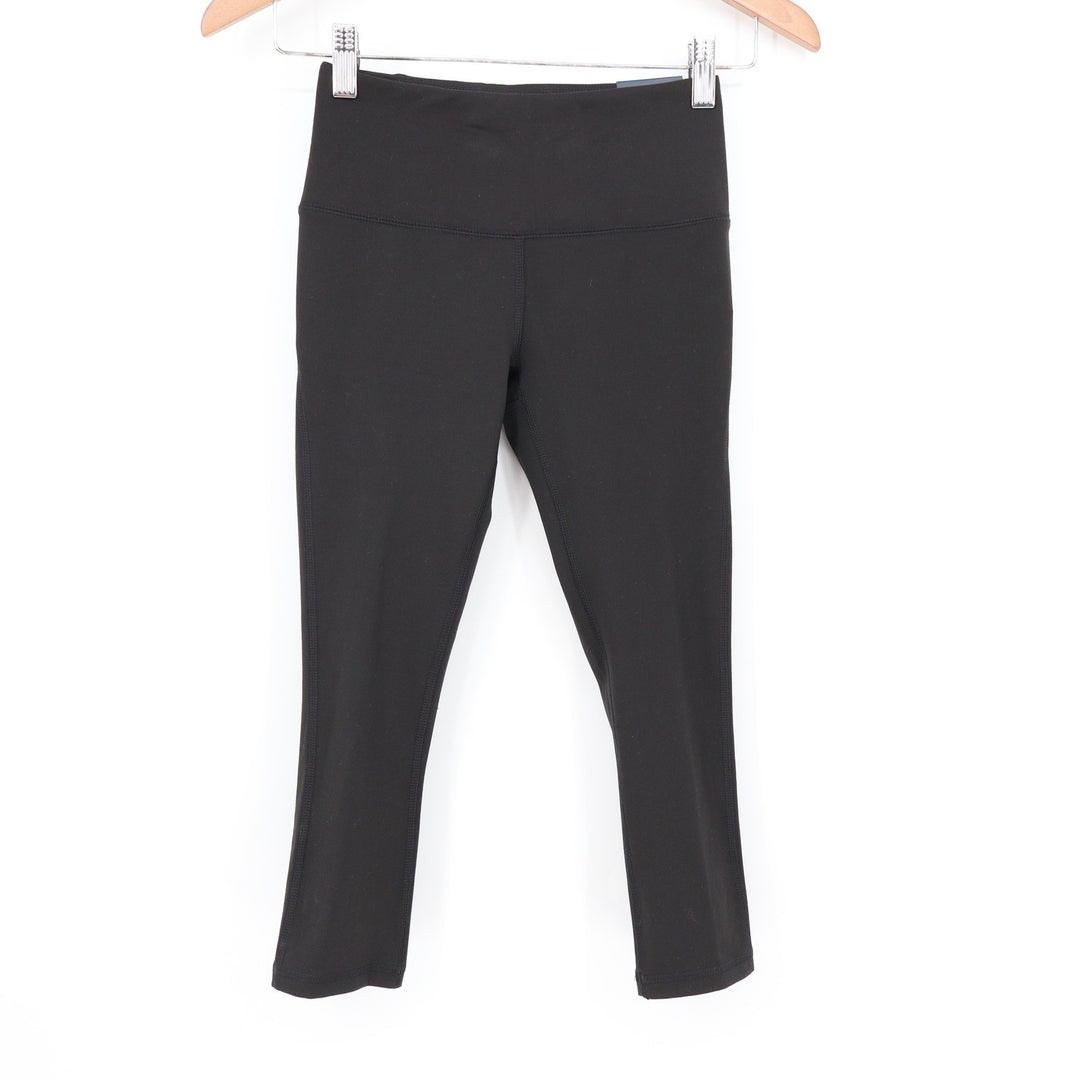 DSG Womens Momentum High Rise Capri Leggings Pure Black XXS