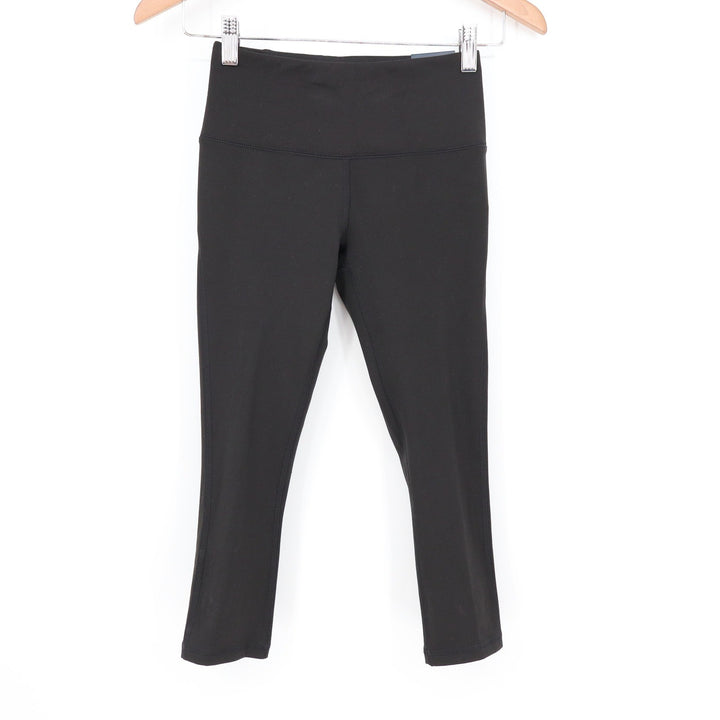 DSG Womens Momentum High Rise Capri Leggings Pure Black XXS