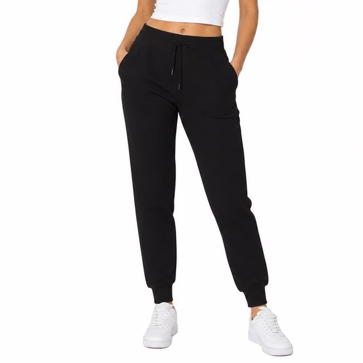 32 Degrees Heat Mens Black Tech Fleece Jogger Pants Size L Drawstring Activewear