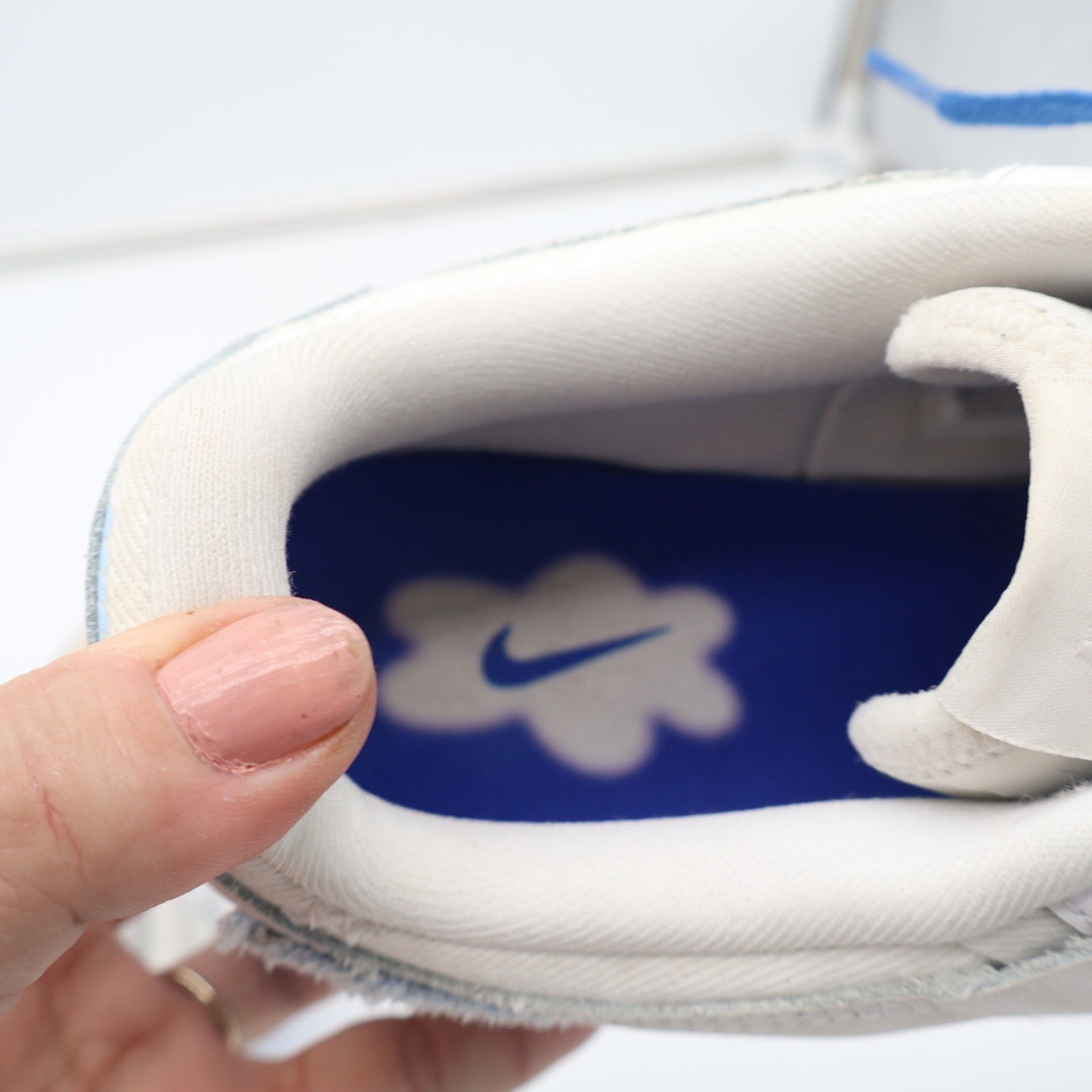 Nike Air Force 1 Shadow White Blue Gradient Womens Size 9 Sneakers