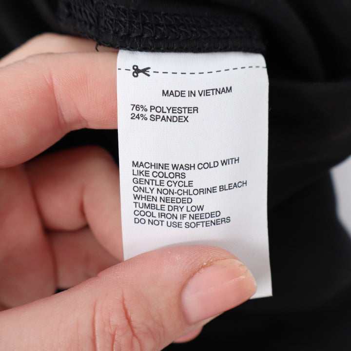 DSG Womens Momentum High Rise Crop Leggings Pure Black XS