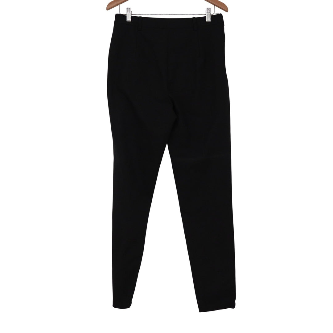 SHEIN Black High Waisted Tailored Slim Leg Trousers Pants Size 10