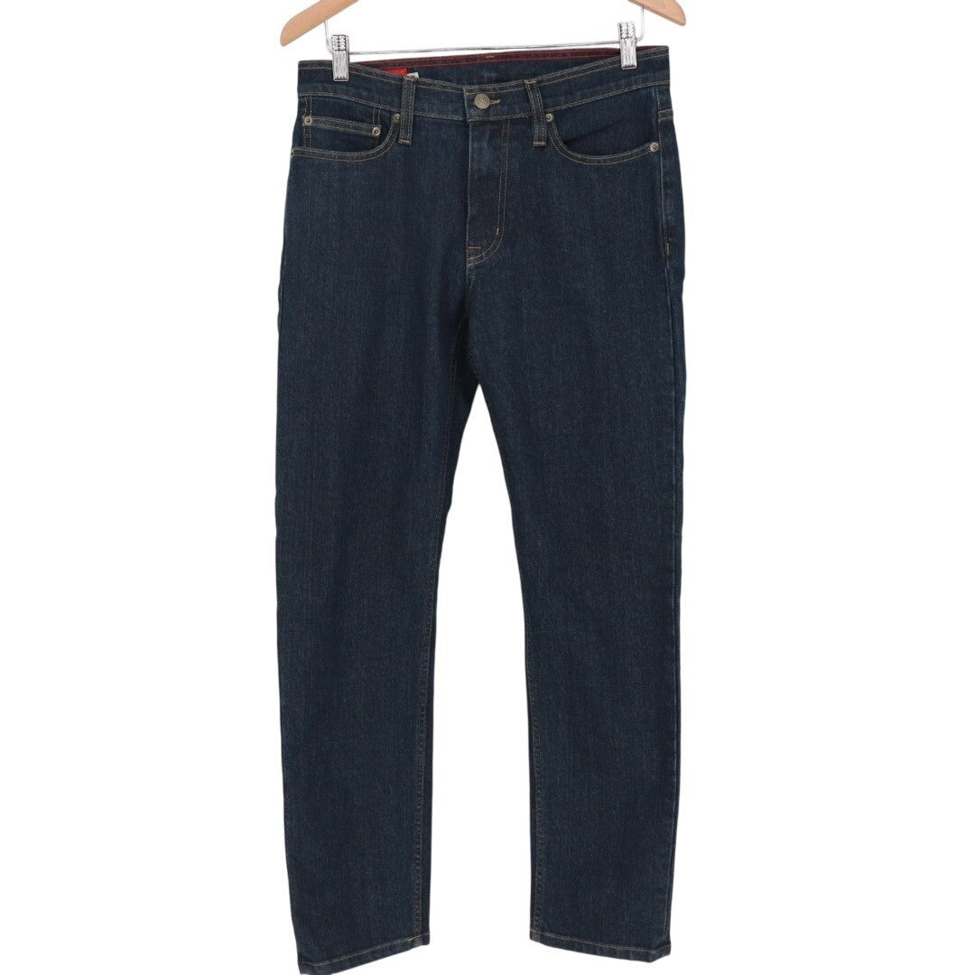 American Giant Dakota Straight Jeans Mens 30x30 Blue Dark Wash Denim Stretch