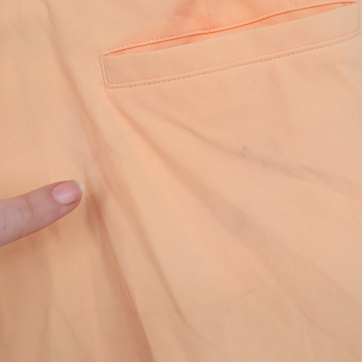 Calia Womens TrueLight Golf Skort Peach Sherbet Orange Striped Size 4