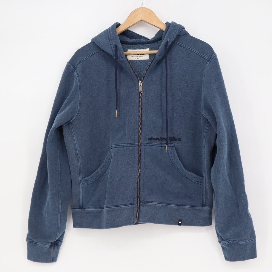 American Giant Women's Vintage Wash Relaxed Classic Full Zip 2.0 Size M