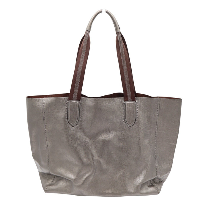 Coach Derby Handbag Womens Slate Gray Pebbled Leather Shoulder Strap Tote Bag