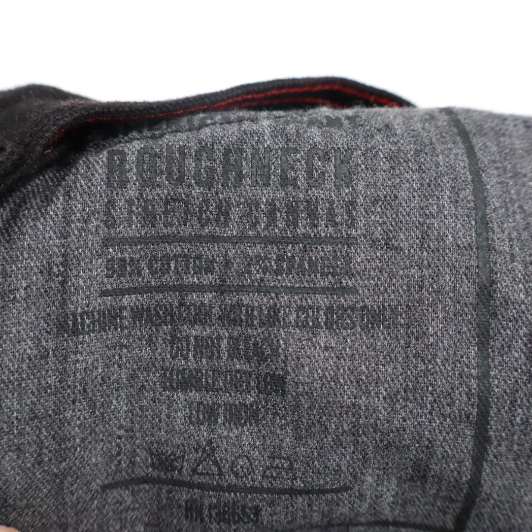 American Giant Roughneck Jeans Men 34x30 Black Canvas Cotton Mid Rise Skinny Leg