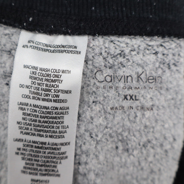 Calvin Klein Performance Mens XXL Black Speckled Jogger Sweatpants Drawstring