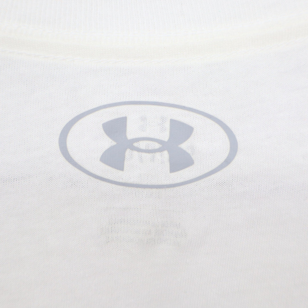 Under Armour Mens Freedom Baseball USA Icon T-Shirt White Small NWT