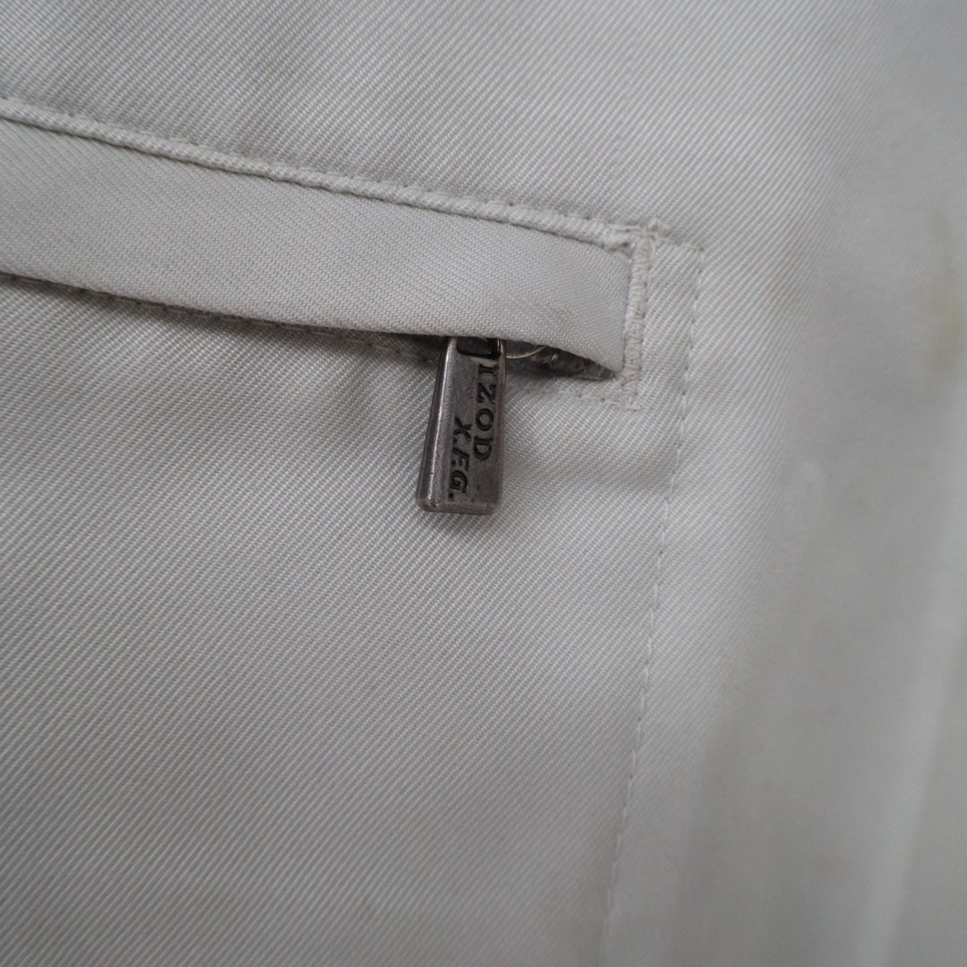 IZOD XFG Mens Tan Khaki Pleated Cargo Golf Shorts Size 40 Performance Utility