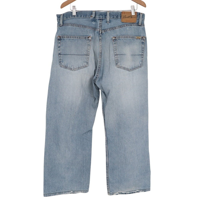Signature by Levi Strauss Jeans Women 34x32 Blue Denim Distressed Loose Straight