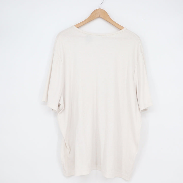 White Stag Plus Womens 26W 28W Short Sleeve Ribbed Knit Scoop Neck Top White