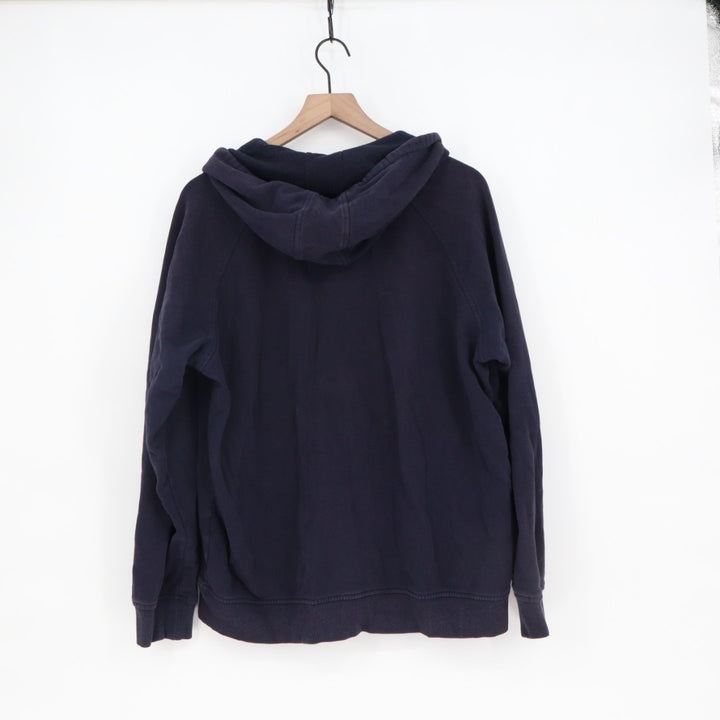 Fila Hoodie Mens Large Midnight Navy Cotton Full Zip Long Sleeve Outdoor Wear