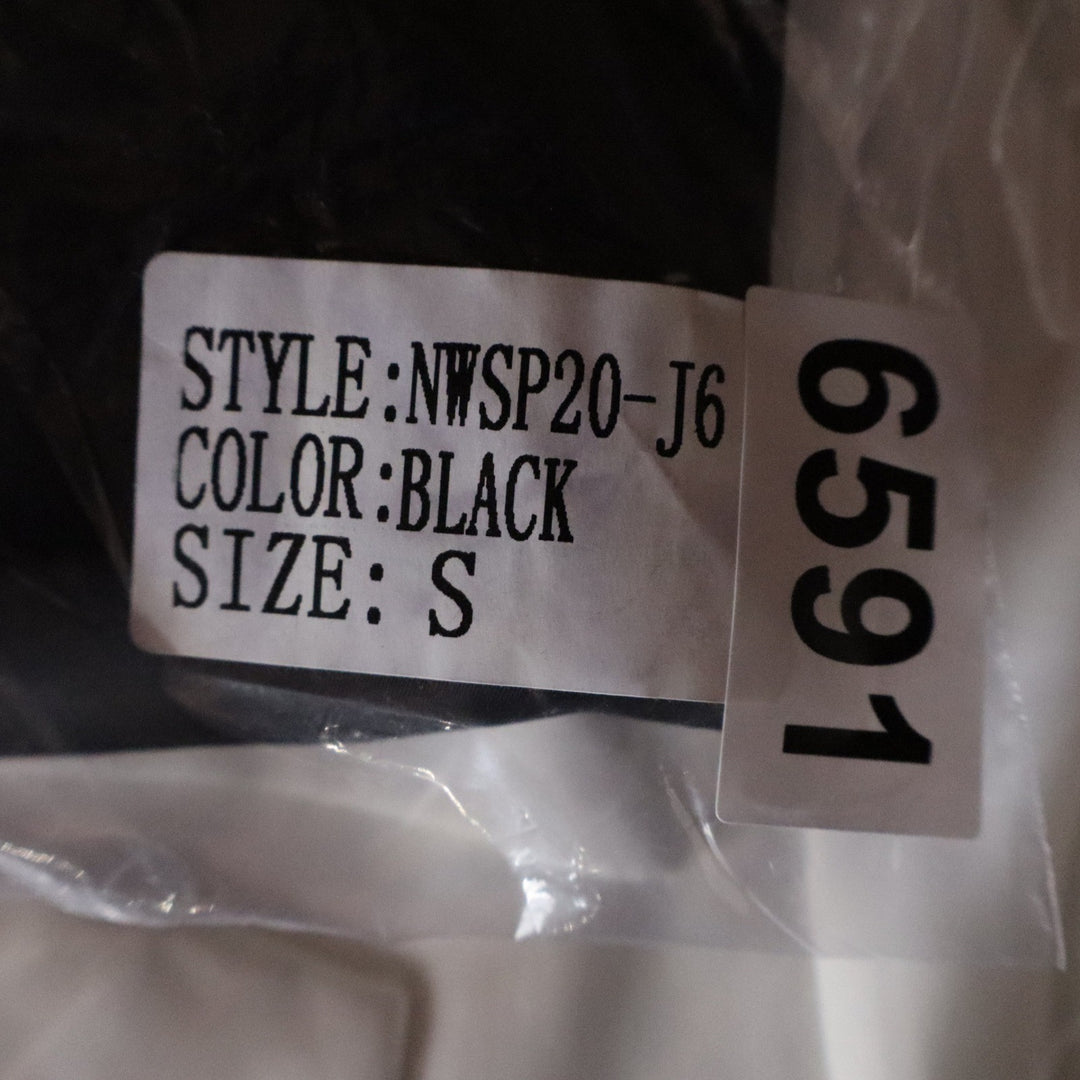 Naked Wardrobe The Statement Black Cropped Garter Blazer NWSP20-J6 Mens Small