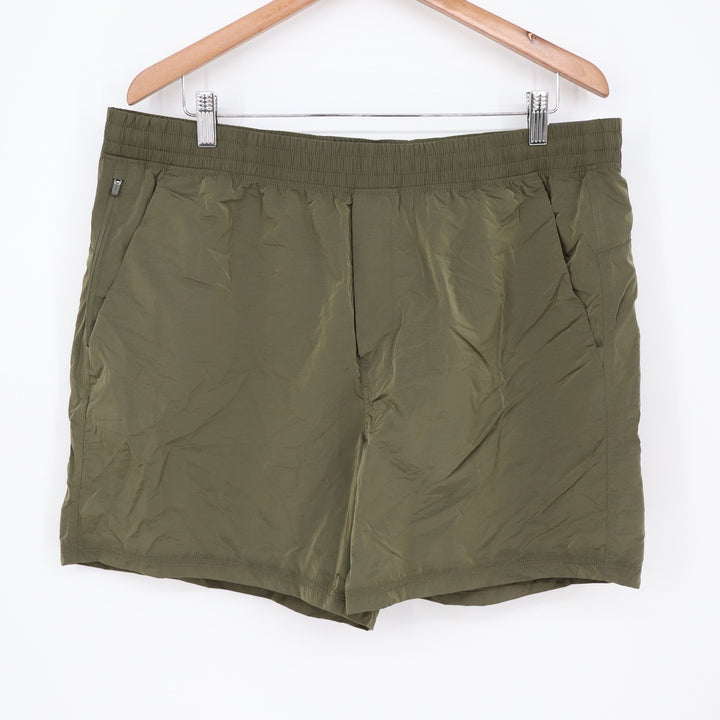 VRST Mens All-In 5 Inch Unlined Shorts Olive Green Shine XL NEW