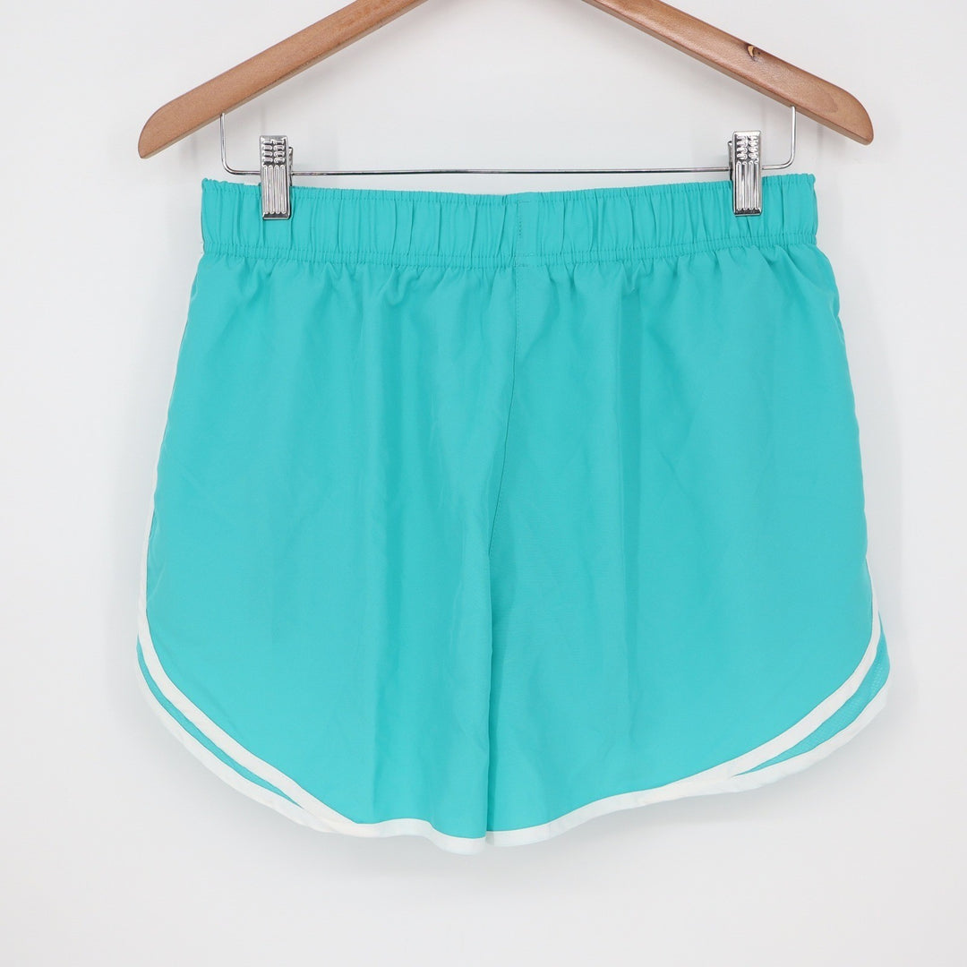 Nike Tempo Womens Teal White Dri-FIT Running Shorts Size M
