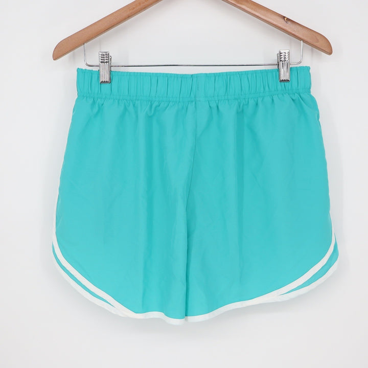 Nike Tempo Womens Teal White Dri-FIT Running Shorts Size M