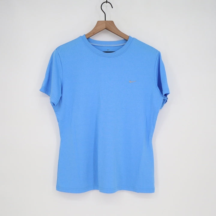 Nike Dri-Fit T Shirt Womens XL (16-18) Blue Crew Neck Short Sleeve Pullover