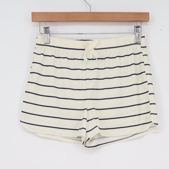 Old Navy Girls XL 14-16 Pajama Shorts Blue Cream Striped Sleepwear
