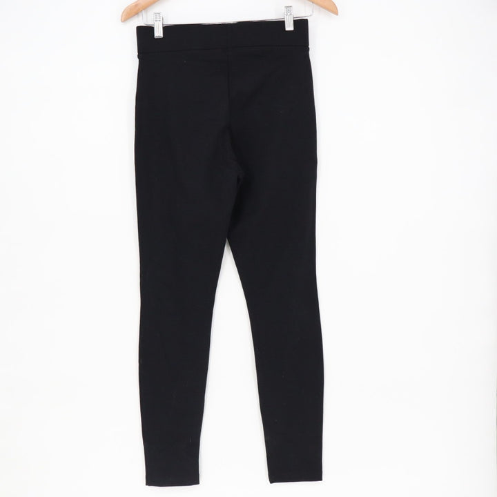 American Giant Skinny Leggings Womens 4 Black Stretch Elastic Waist Active Wear