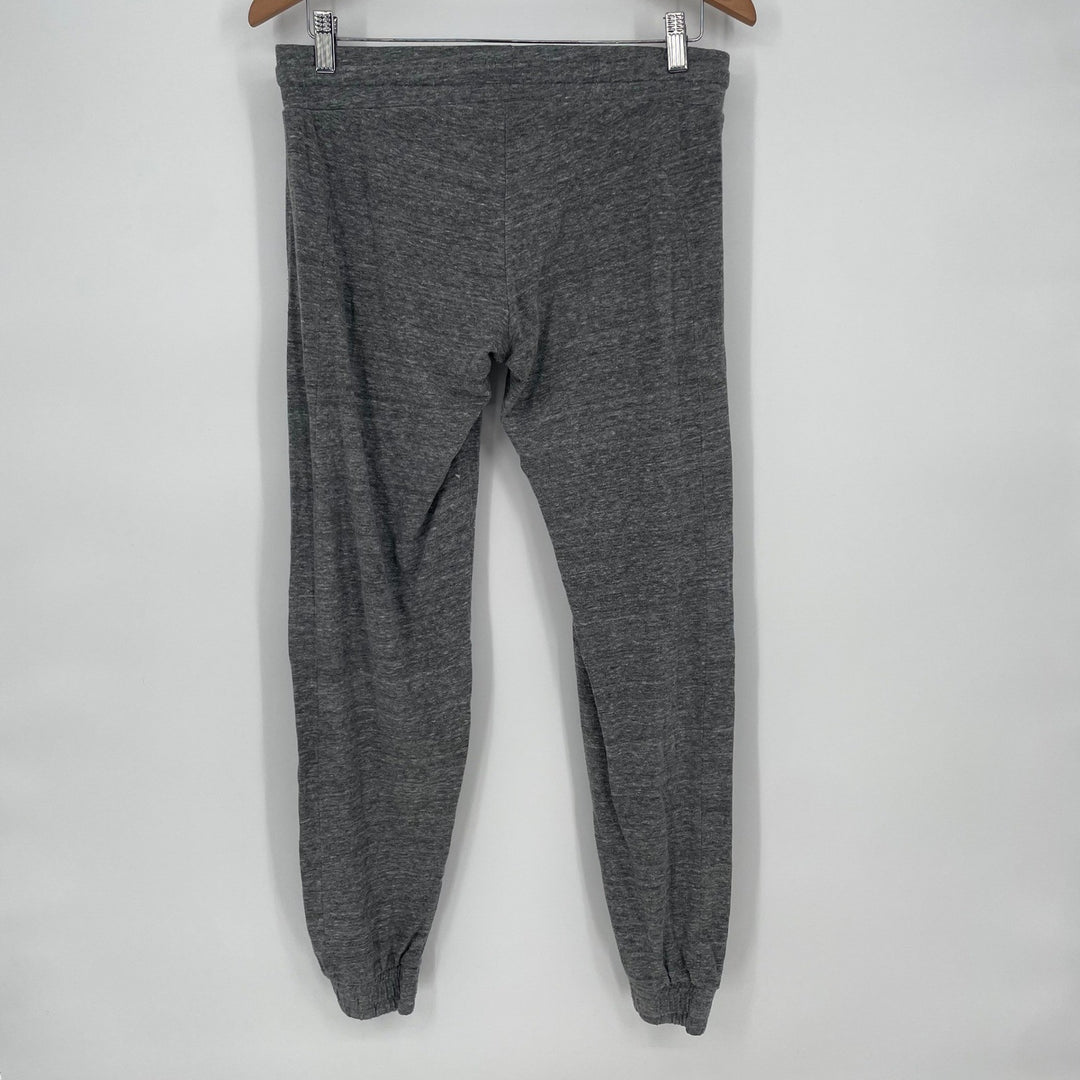 League Established 1991 Nursing Sweatpants Joggers Gray Medium Cotton Blend