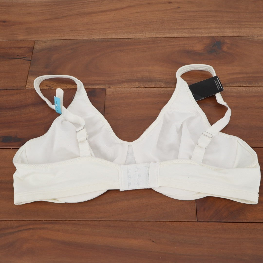 Bali Passion for Comfort Underwire Minimizer Bra Womens 38C White Full Coverage