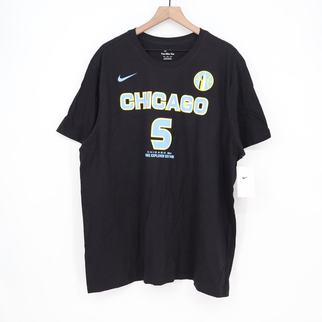 Nike Chicago Sky Angel Reese 5 Explorer Edition Black T-Shirt XXL