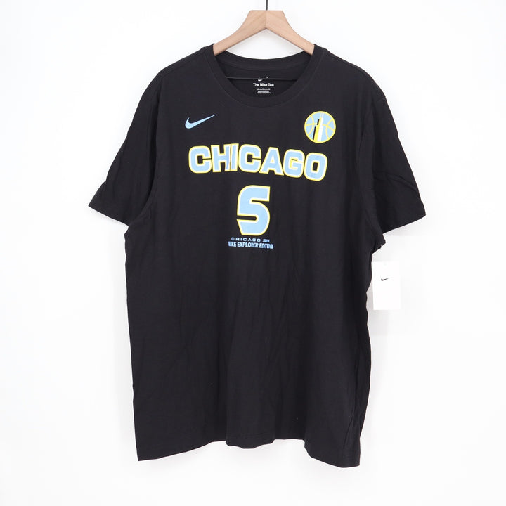 Nike Chicago Sky Angel Reese 5 Explorer Edition Black T-Shirt XXL