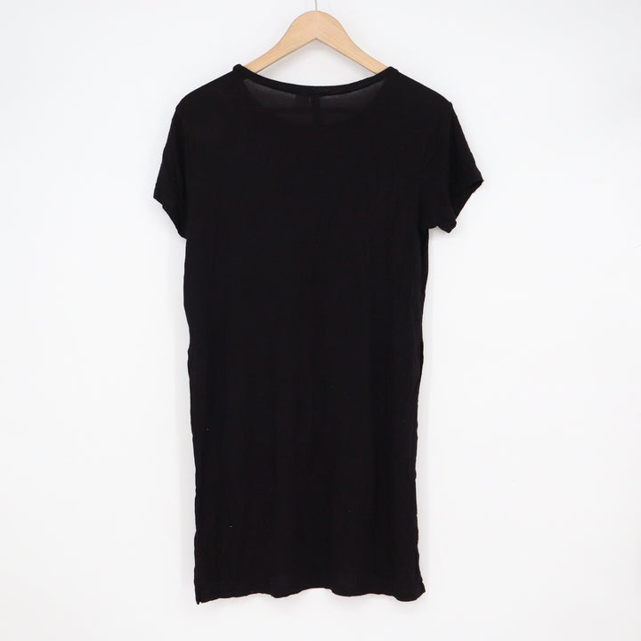 H&M Divided Who Run This World Graphic T-Shirt Black XS