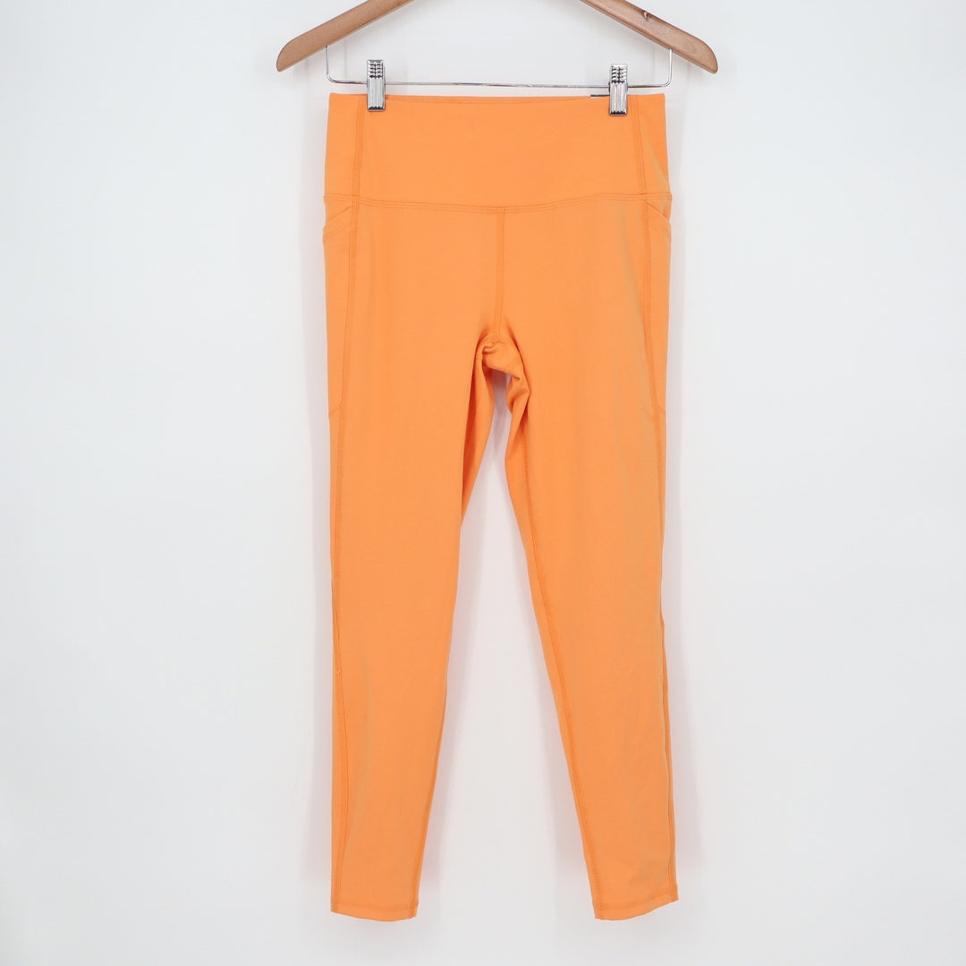 DSG Womens Momentum 7/8 Leggings Vintage Orange High Rise Pockets XS NEW