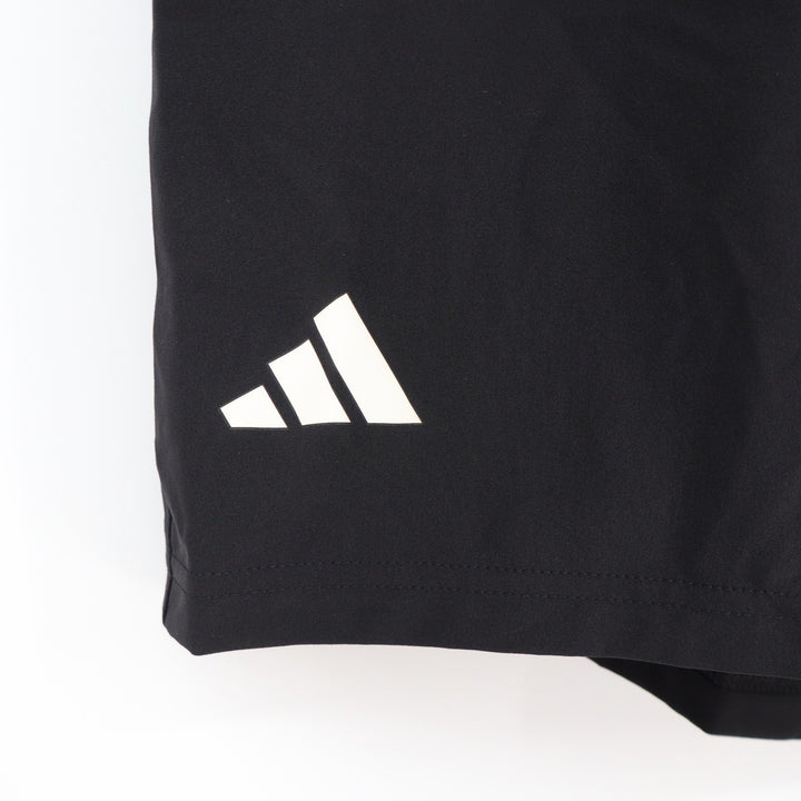Adidas Mens Club Stretch Woven Tennis Shorts Black 2XL 9 Inch Inseam NEW