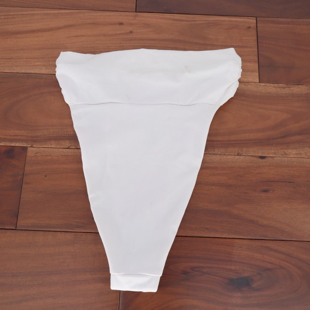 ASOS DESIGN White High Waisted Bikini Bottoms Size 4