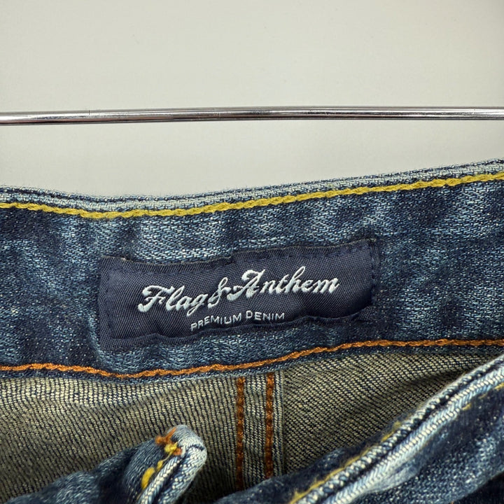 Flag & Anthem Nashville Straight Jeans Erie Wash Mens Size 44x30 Premium Denim