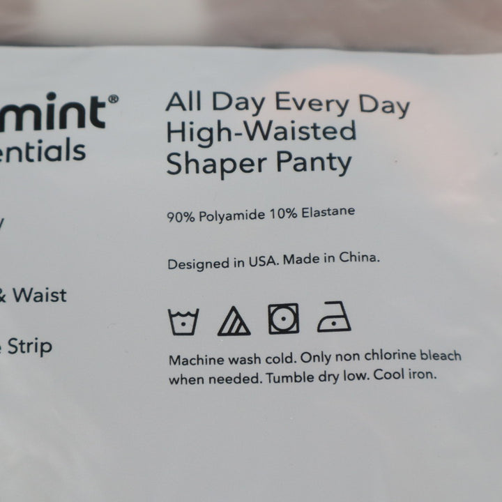 Shapermint Essentials All Day Every Day High-Waisted Shaper Panty M/L Black