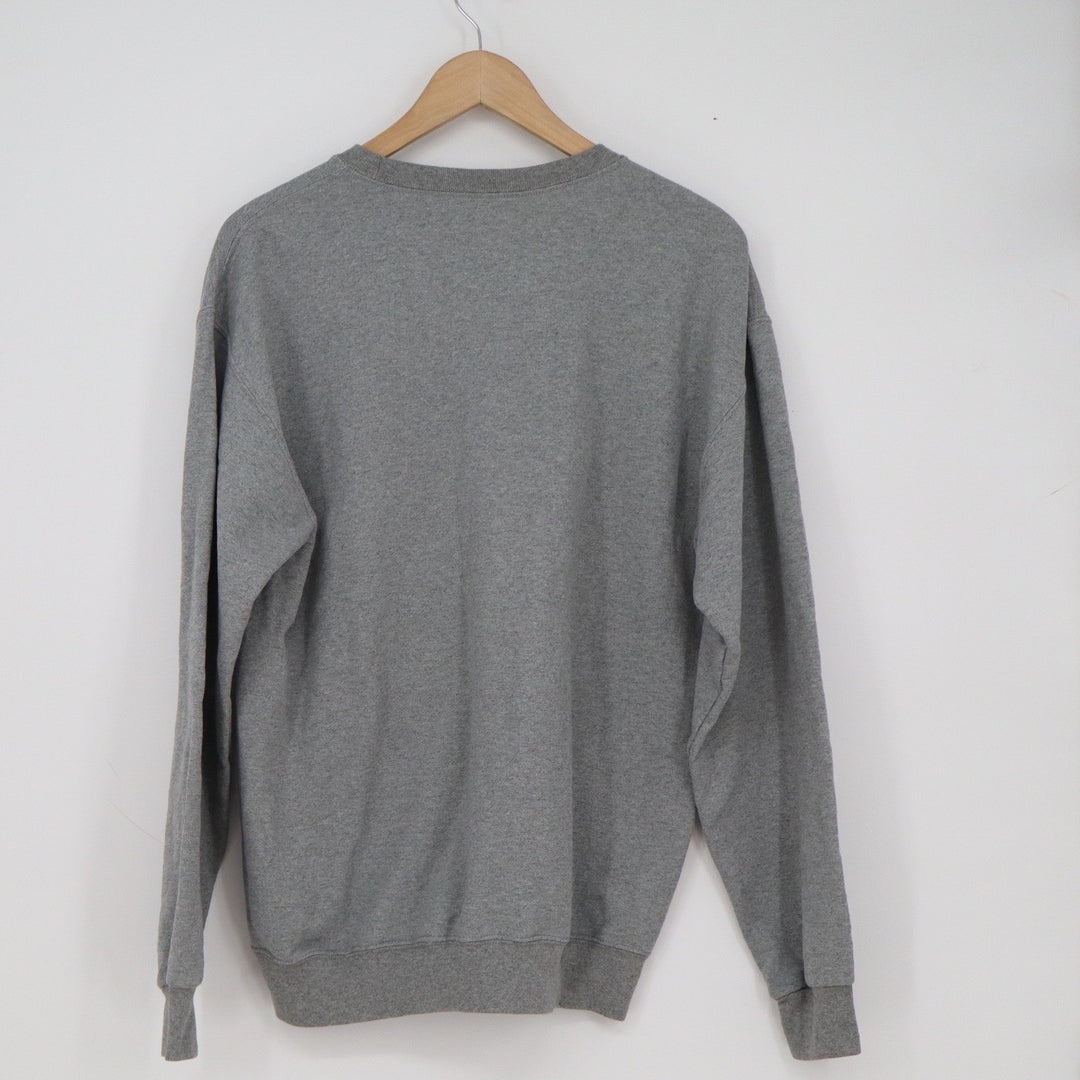 Athletic Works Mens Gray Crewneck Sweatshirt Medium M Fleece Pullover