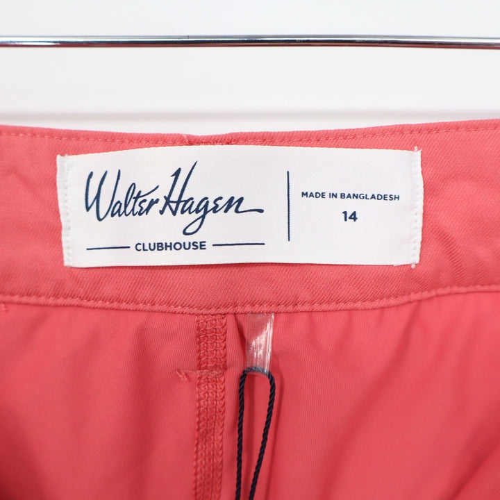 Walter Hagen Clubhouse Golf Skort Pink Rouge Womens 14 UPF 50+ NEW
