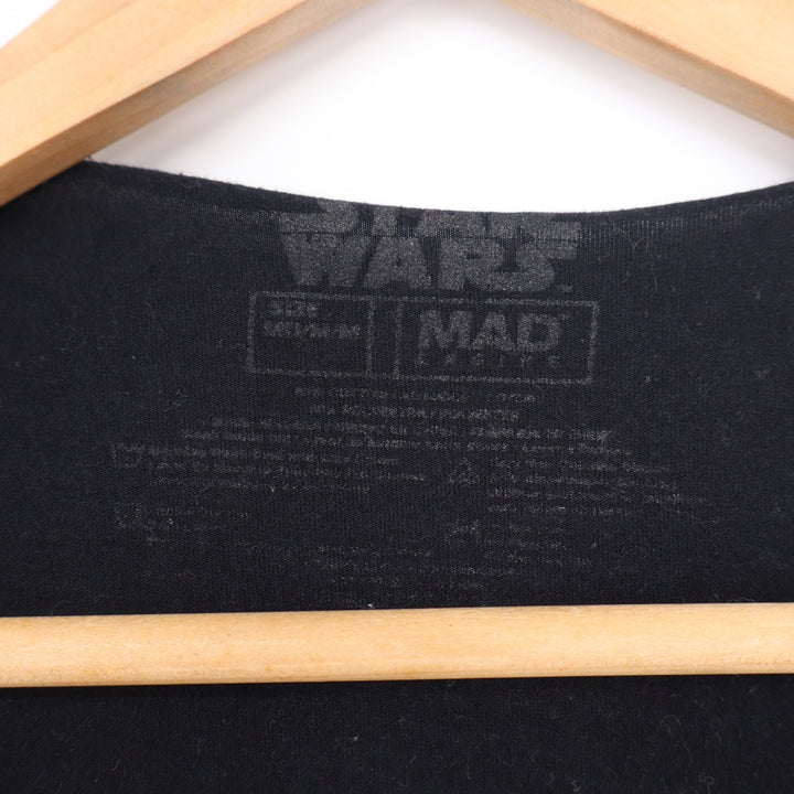 Star Wars Mad Engine Black Graphic T-Shirt Millennium Falcon X-Wing Mens Medium